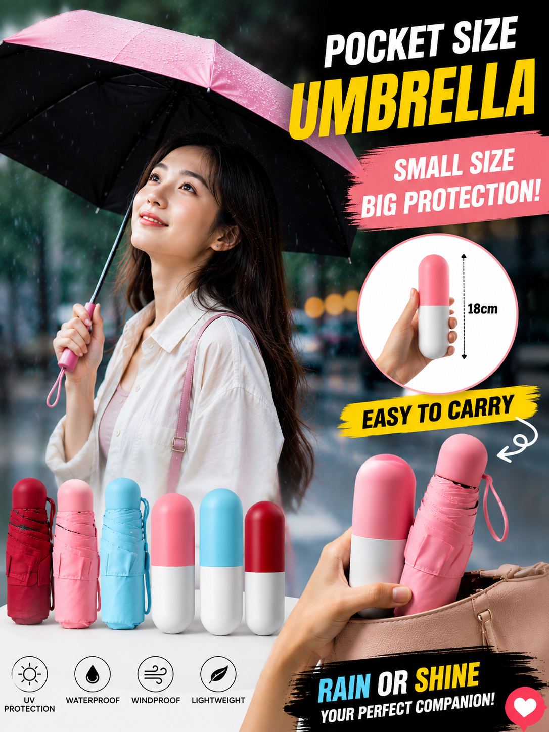 Mini Folding Umbrella